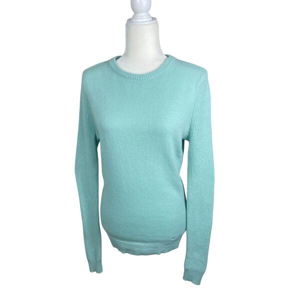 Vineyard Vines Cashmere Angora Blend Crewneck Sweater Preppy Classic Sz Medium - Picture 5 of 14